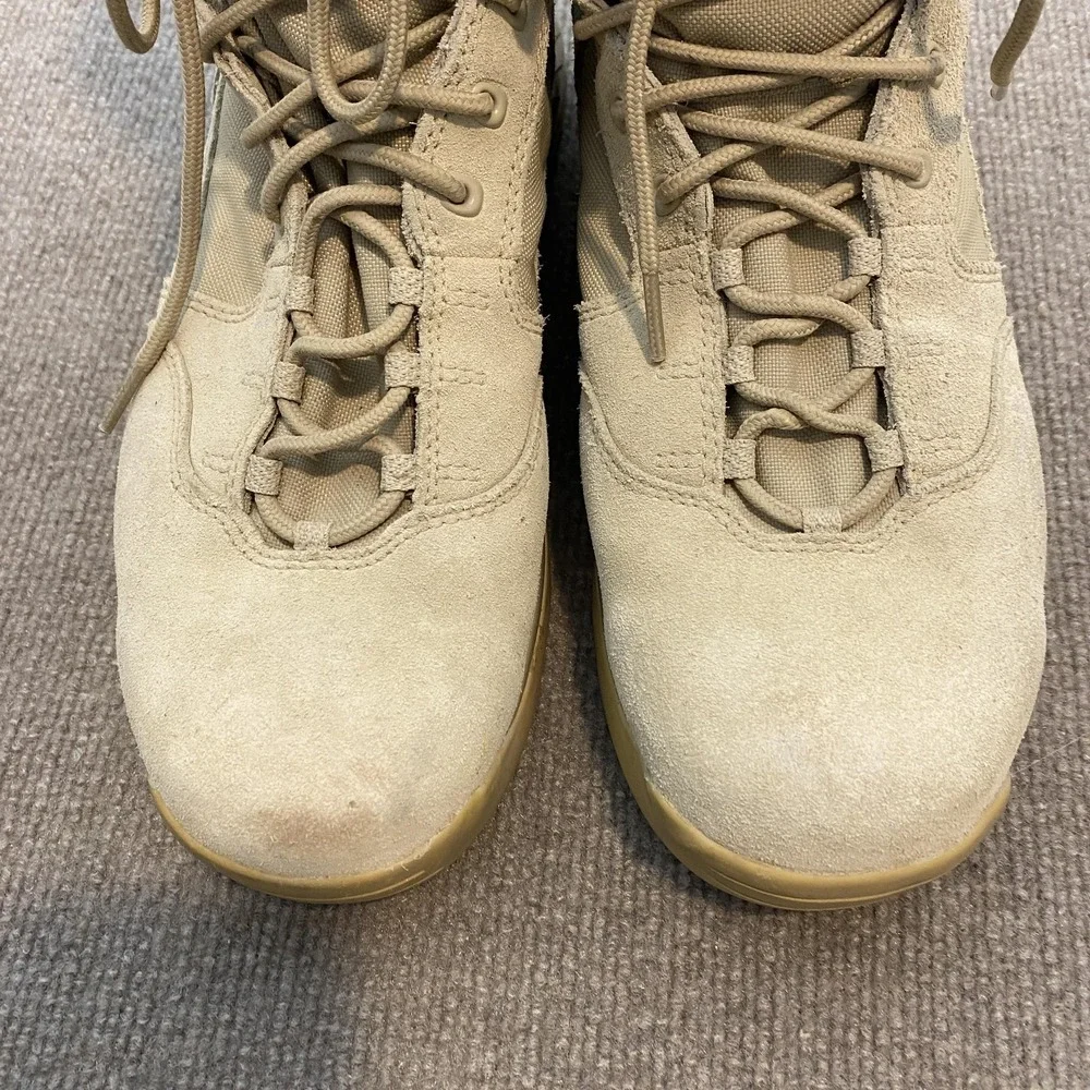 Danner Army Kinetic 8in Boots Mens Size 12D Tan Leather Combat Tactical Military